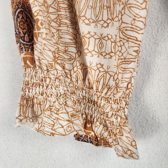 Free People Mexicali Rose Maxi Dress Women’s SZ SM EUC Dusty Rose - Picture 8 of 16